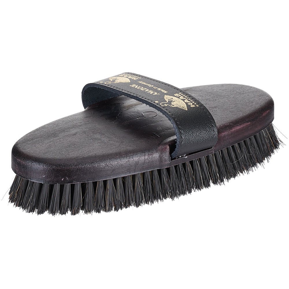 Haas Amazone Horsehair Brush With Leather Handstrap Riding Warehouse