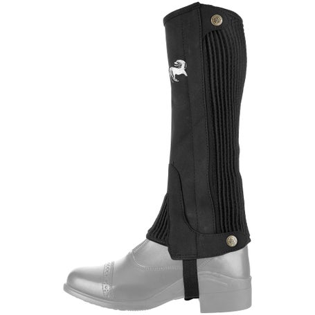 Royal Highness Childrens Ribbed Amara Suede Half Chaps