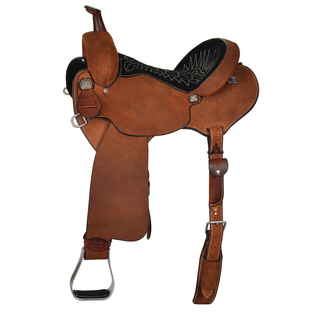 Reinsman Charmayne James Roughout Record Barrel Saddle ...