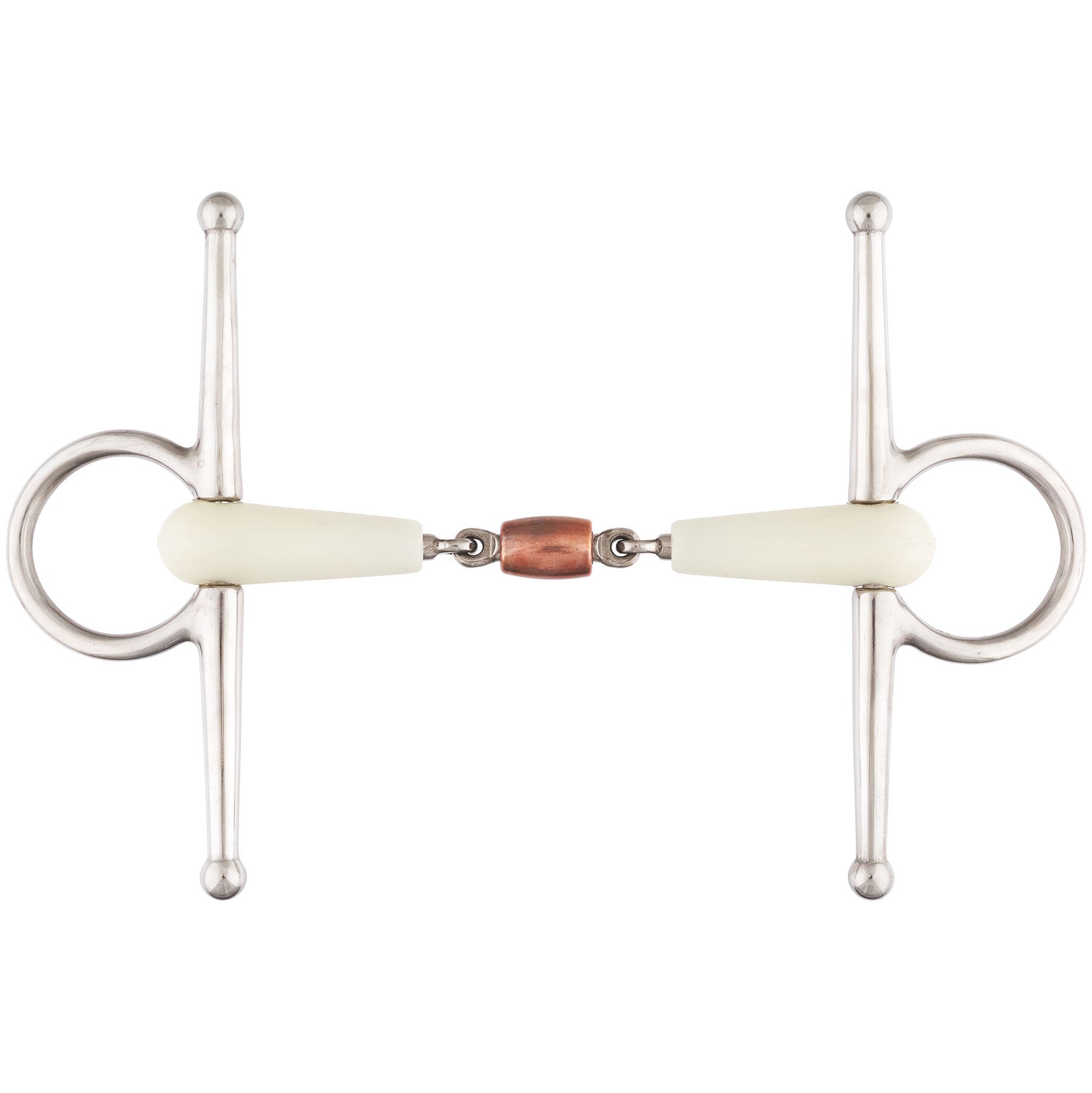 Copper Roller Full Cheek Jointed Snaffle 