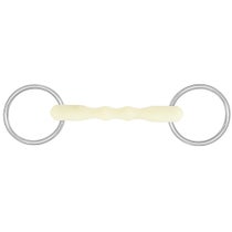 Happy Mouth Shaped Mullen Mouth Loose Ring Snaffle Bit