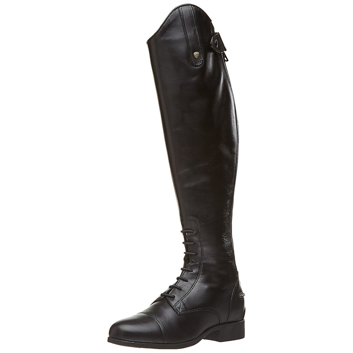 ariat heritage contour field zip long leather riding boot