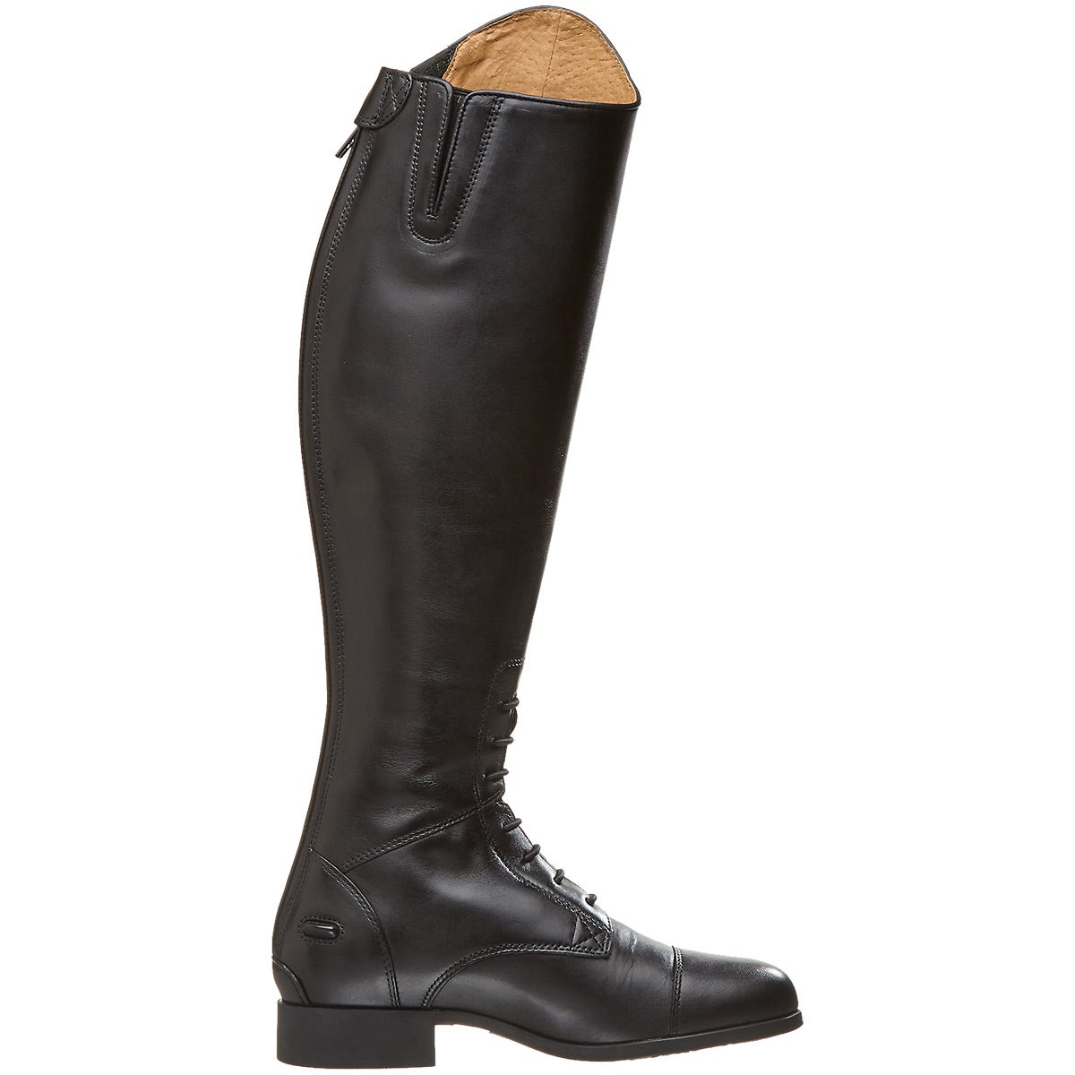 ariat heritage contour field zip long leather riding boot