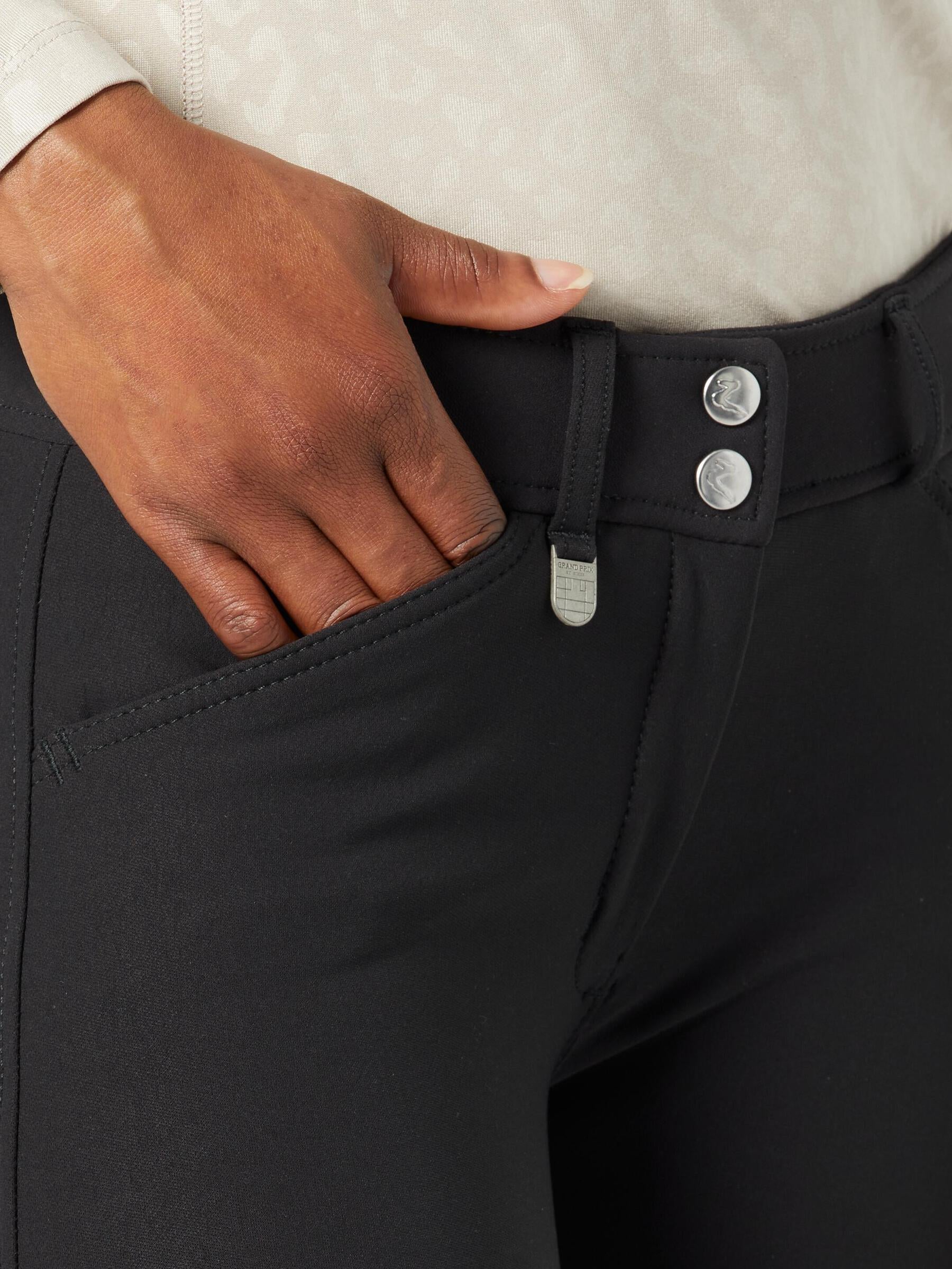 Horze Grand Prix Silicone Grip Full Seat Breeches Riding Warehouse