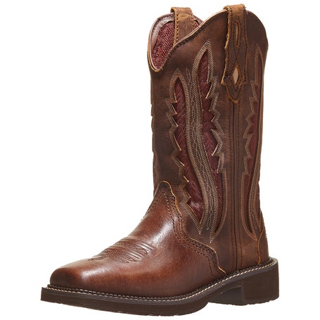 Justin Womens Gypsy Paisley Spice Brown Cowboy Boots
