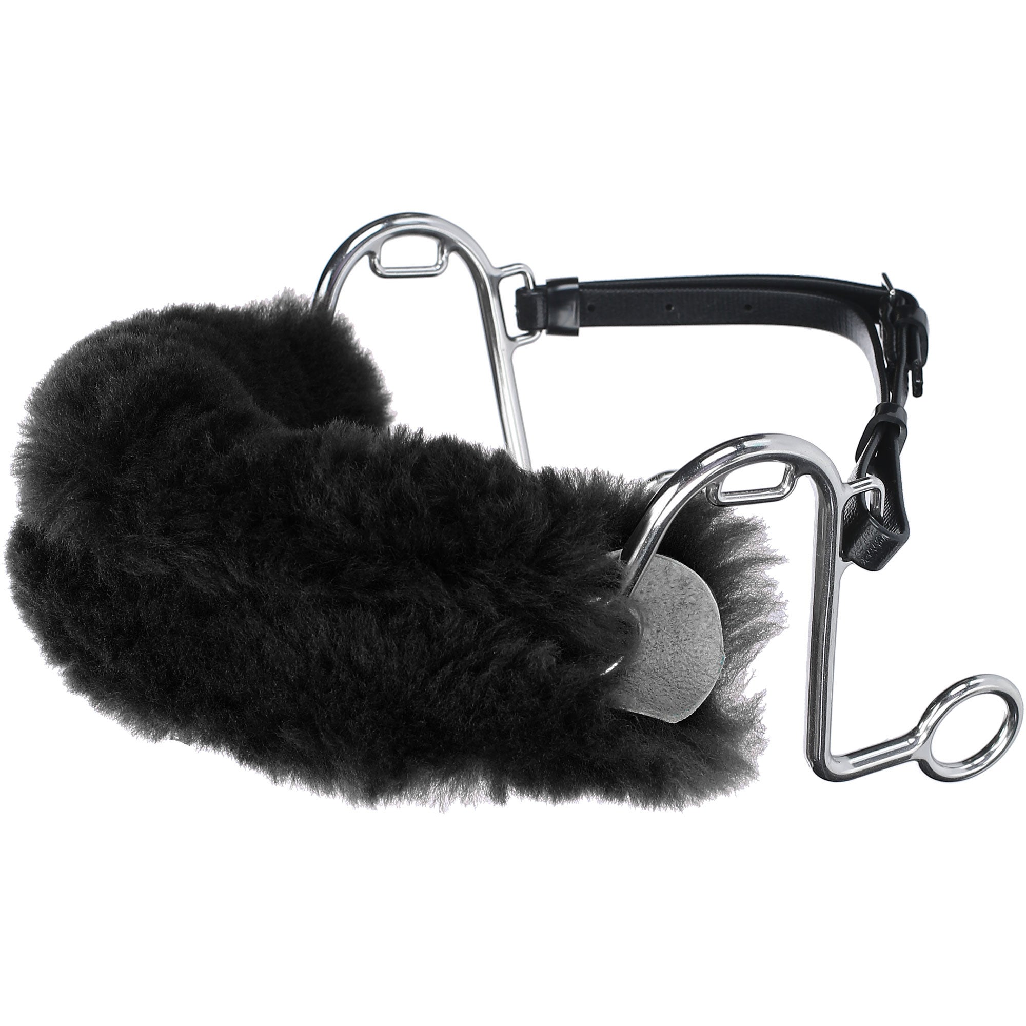 JMS Sheepskin Hackamore Noseband Cover Pad Riding Warehouse