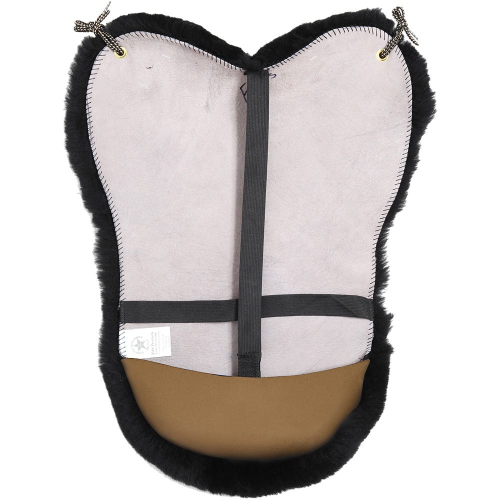 JMS Sheepskin Saddle Cushion/Cover English Large Riding Warehouse