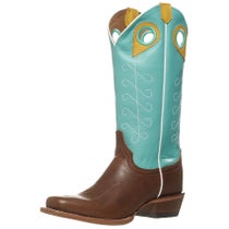 Justin Women's Punchy Hattie Saddle Tan Cowboy Boots