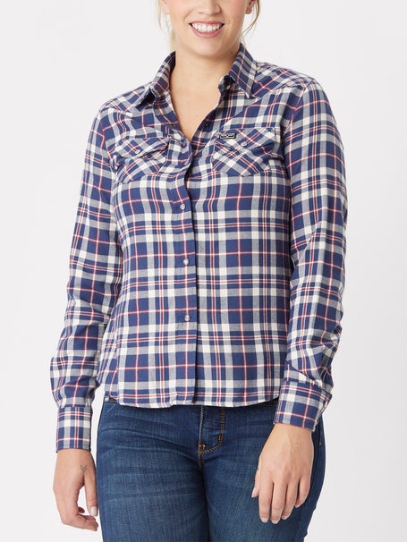 Kimes Ranch Womens San Mateo Flannel Long Sleeve Shirt