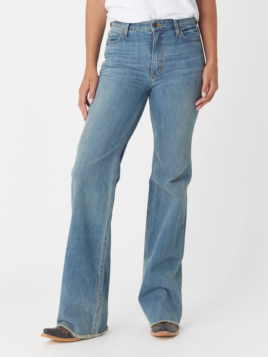 Kimes Ranch Women's Olivia High Rise Wide Leg Jeans | Riding Warehouse