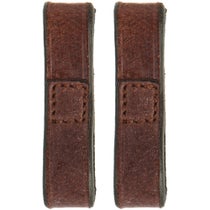 Kincade Full Cheek Brown Leather Bit Keepers/Loops