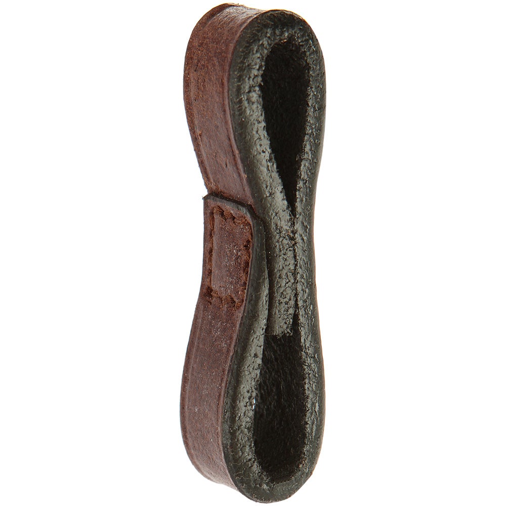 Kincade Full Cheek Brown Leather Bit Keepers/Loops