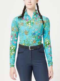 Kastel Spring 1/4 Zip UPF Long Sleeve Print Shirt