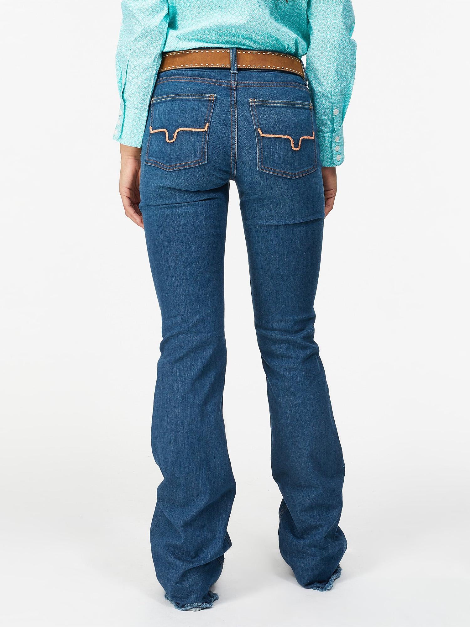 Kimes Ranch Women's Lola Raw Hem Trouser Jeans Riding Warehouse