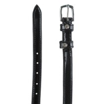 Kavalkade Crystal Detail Patent Leather Spur Straps