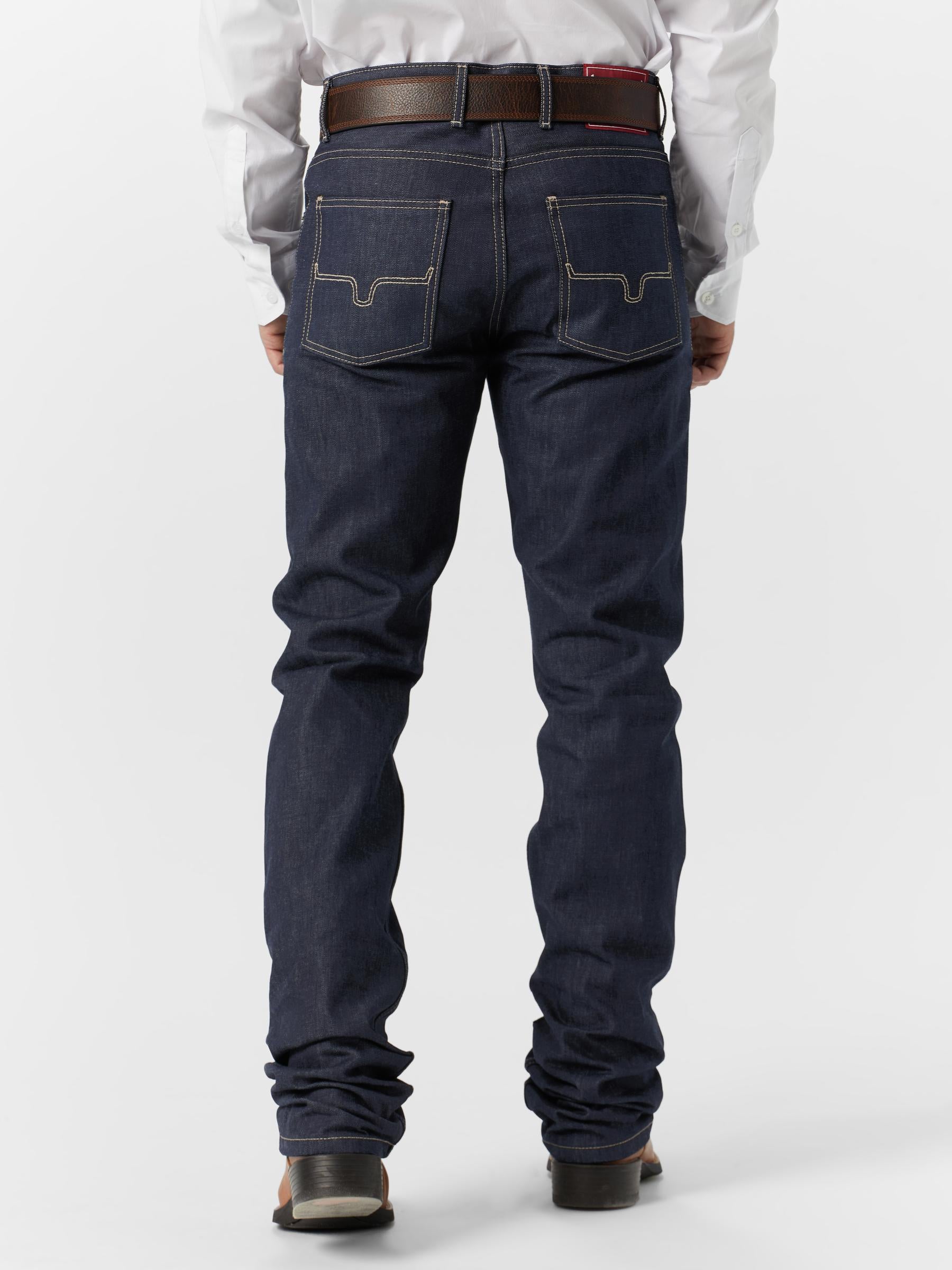 Kimes Ranch Men's Raw James Straight Fit Riding Jeans Riding Warehouse