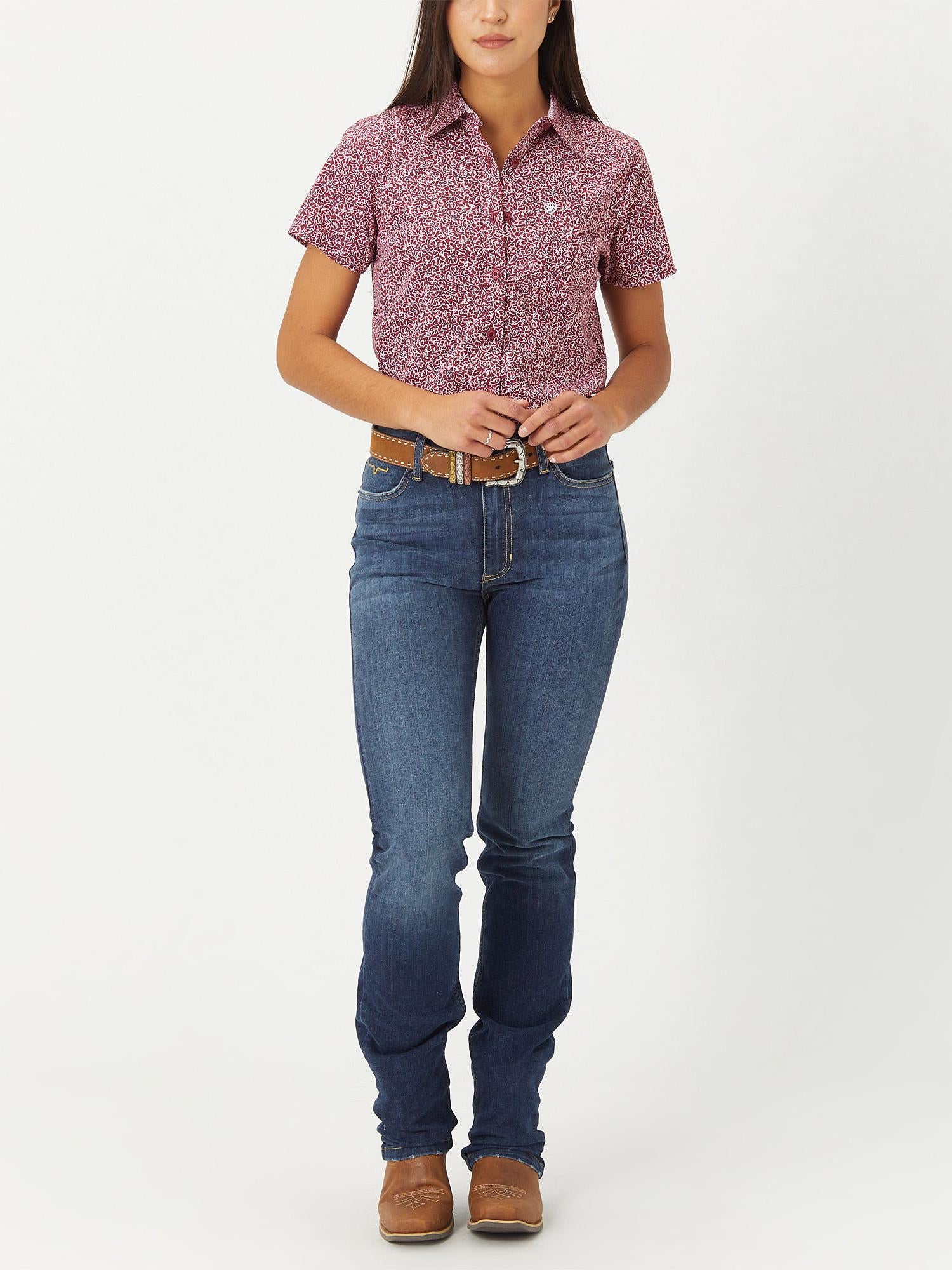 Kimes Ranch Women's Sarah High Rise Slim Bootcut Jeans Riding Warehouse