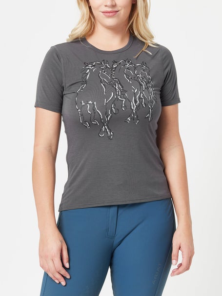 Kerrits Womens Dancing Horses Short Sleeve Tee Shirt