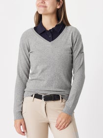 LeMieux Ladies Long Sleeve Elite V-Neck Jumper Sweater