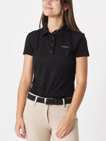 LeMieux Ladies Elite Polo Shirt Black SM (8)