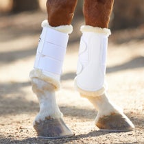 LeMieux Brushing Boots White/Natural MD