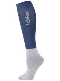 LeMieux Competition Socks -2 Pack Ice Blue LG