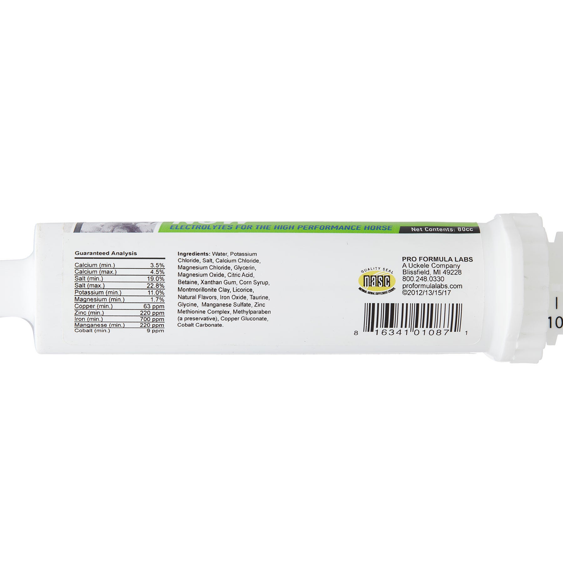 electrolyte paste for horses