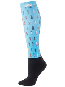 Lettia Knee High Tall Padded Boot Socks - Fun Prints! 