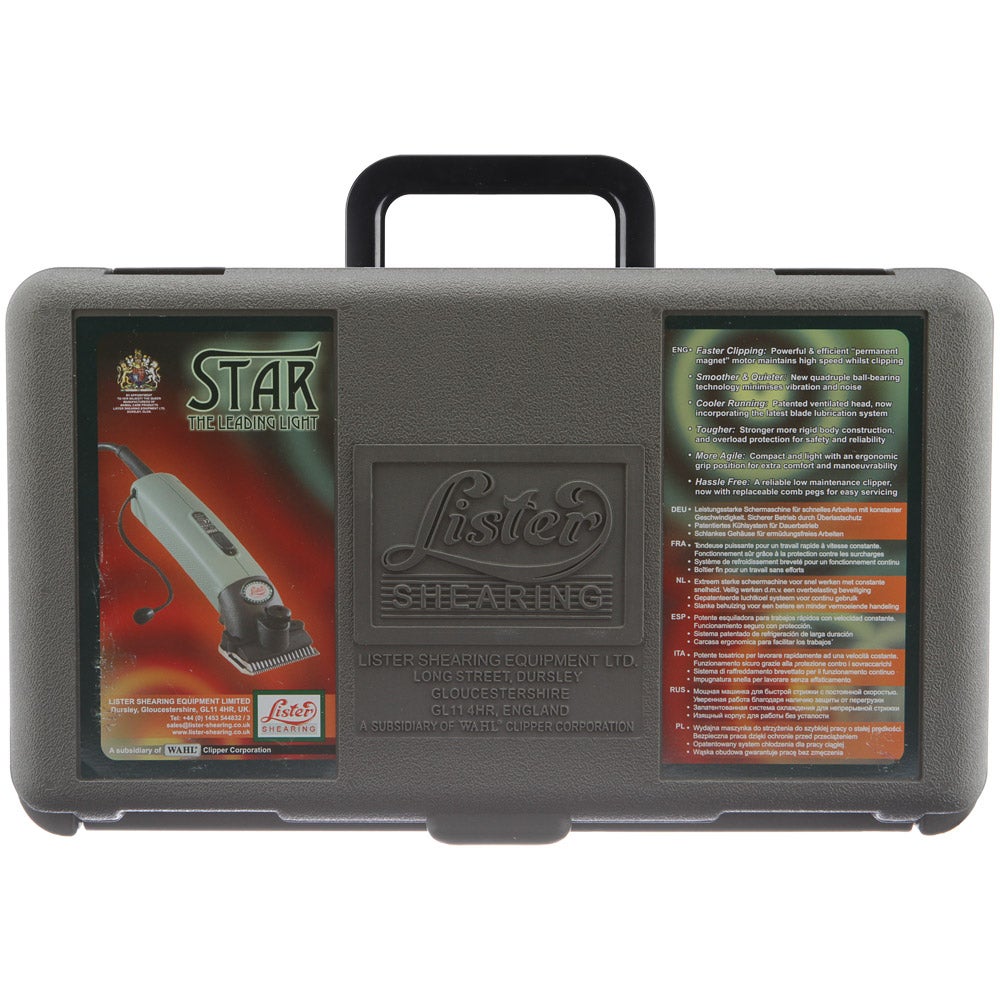 Lister Star 110V Body Clippers w/ Storage Case Riding Warehouse