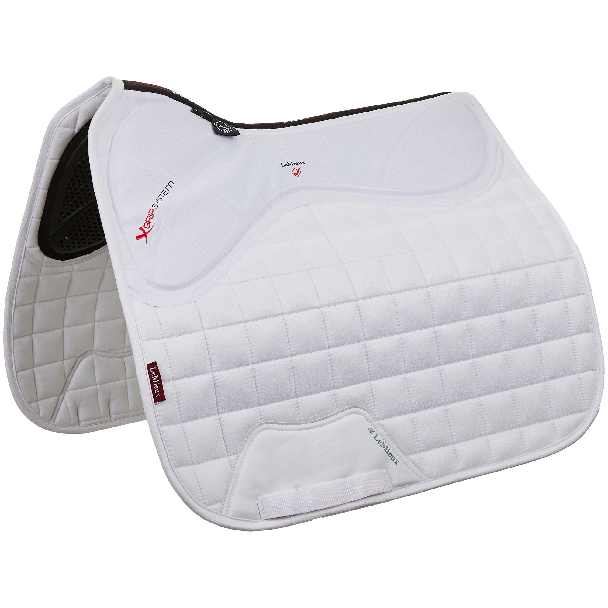 NON Slip twin sided silicone Comfort spine clearance saddle pad numnah 