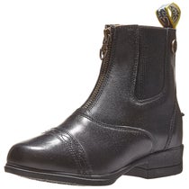 Moretta Kids Rosetta Leather Paddock Boots - Black