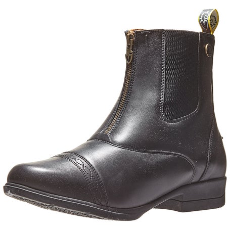 Moretta Ladies Clio Zip Up Paddock Boots - Black