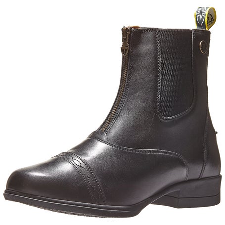 Moretta Ladies Rosetta Leather Paddock Boots - Black