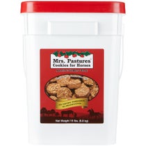 Mrs. Pastures Cookies Horse Treats Reusable Bucket