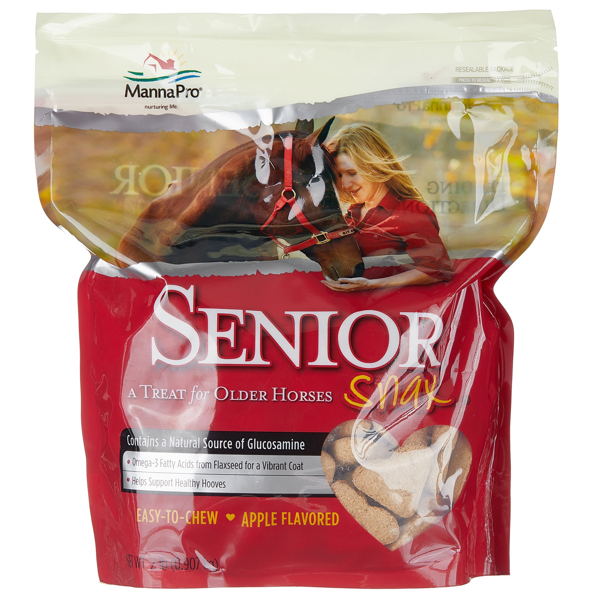MannaPro Equine Senior Snax Horse Treats Supplement Riding Warehouse