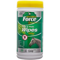 MannaPro Nature's Force Face/Body Wipes Fly Repellent