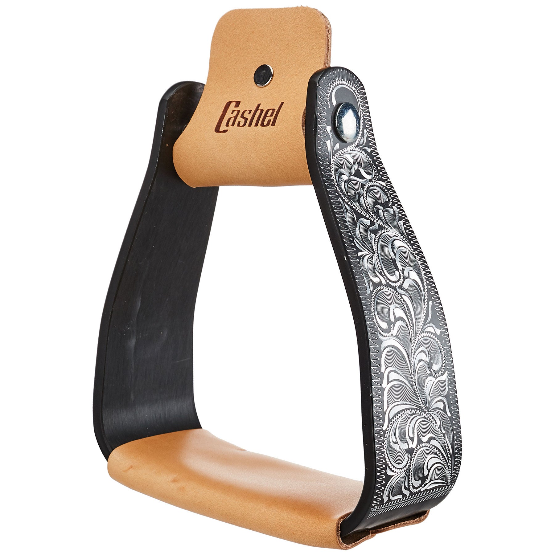 Cashel Engraved Slanted Western Stirrups Riding Warehouse