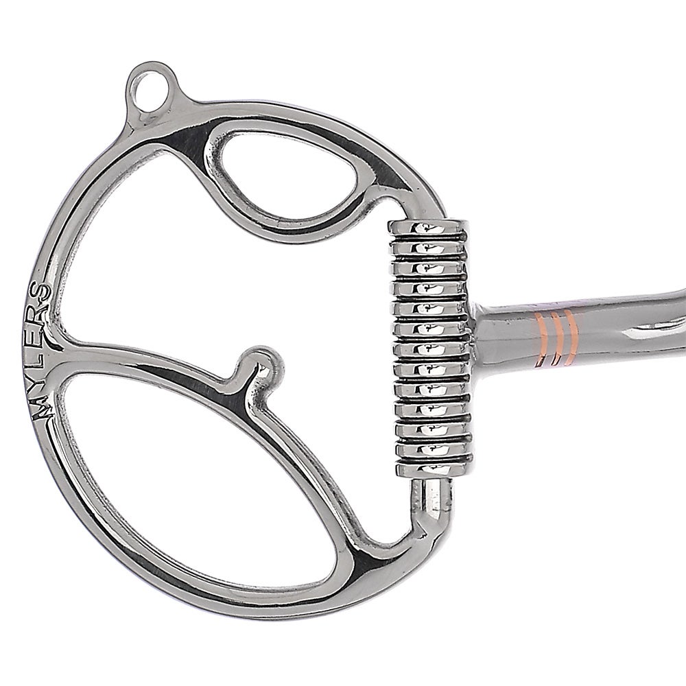 Myler Western Dee Ported Snaffle Bit with Hooks MB 04 Riding Warehouse
