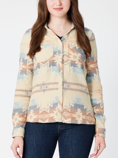 Outback Ladies Brianna Printed Cotton Snap Shirt