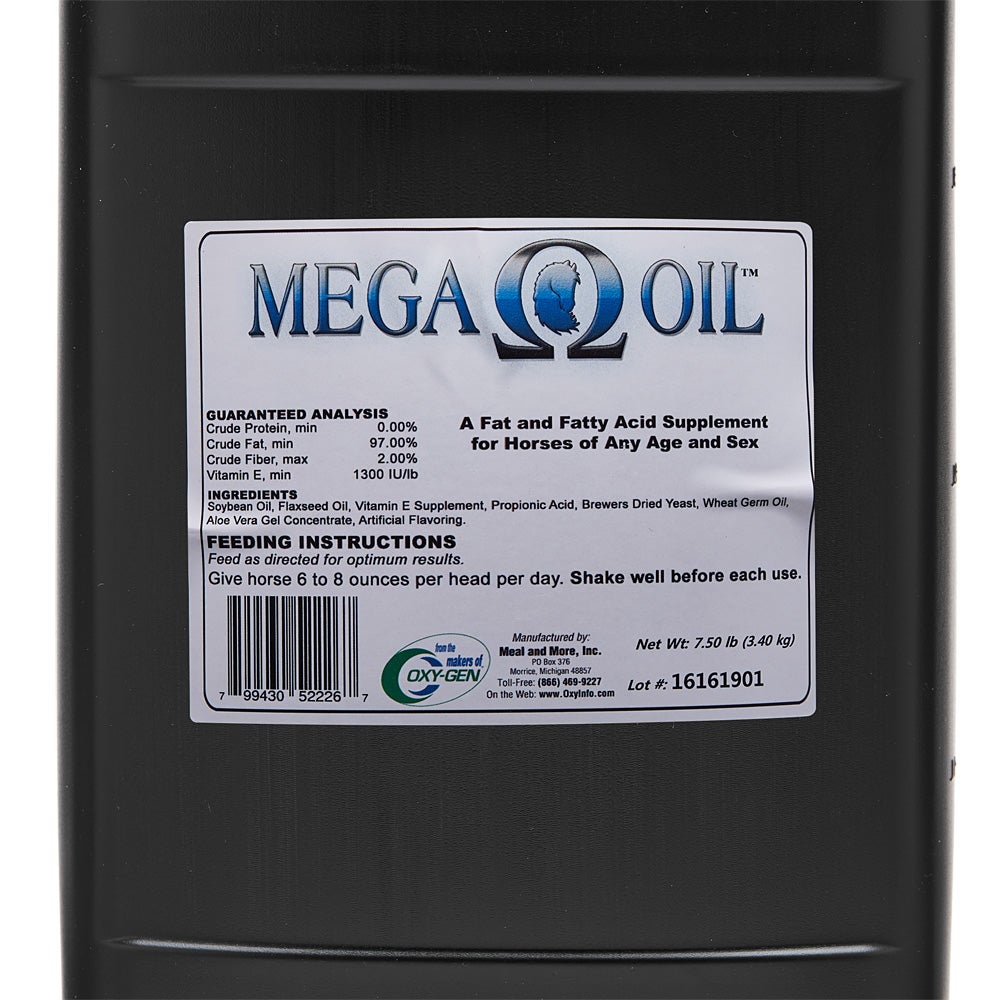 OxyGen Mega Oil Omega 3 & 6 Equine Supplement Riding Warehouse