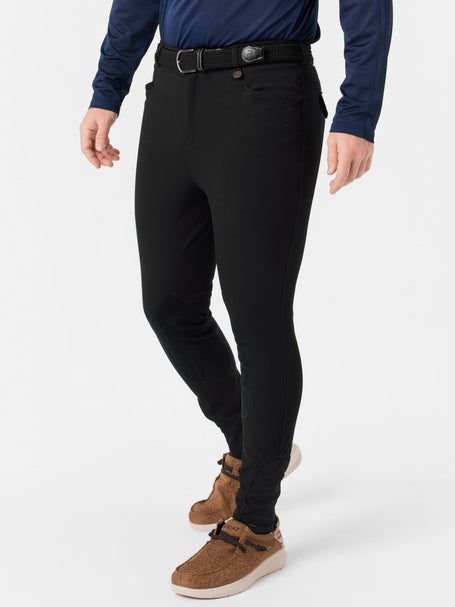 Ovation Mens Euroweave Suede Knee Patch Breeches