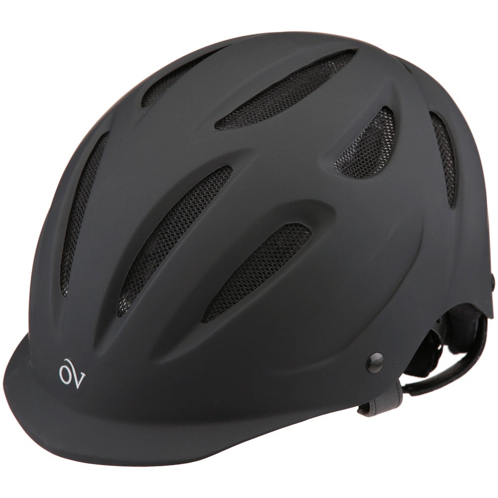 Black Matte Large/X-Large Ovation Womens Protege Riding Helmet 