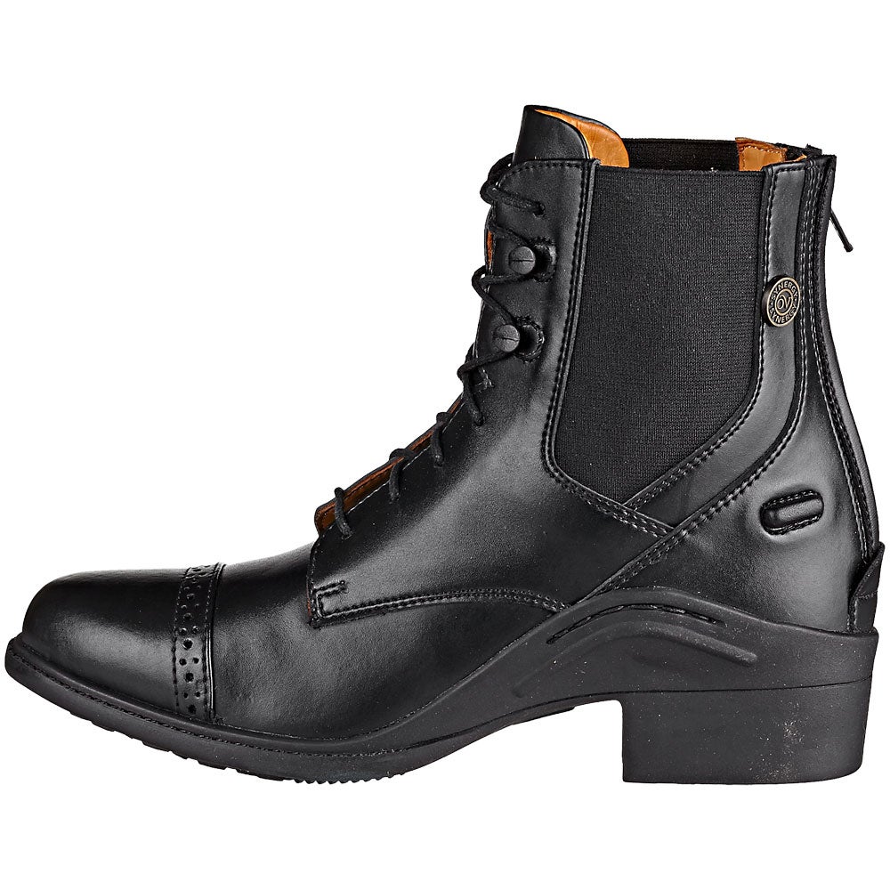 Ovation Synergy Lace Zip Paddock Womens Boots Black Riding Warehouse