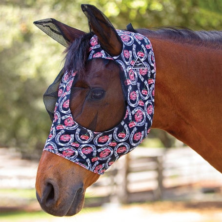 Professionals Choice Comfort-Fit 23 Patterned Fly Mask
