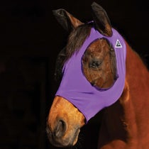 Prof Choice Comfort Fit Fly Mask Purple Pony