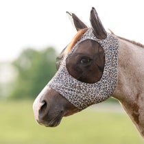 PC Comfort-Fit Lycra Fly Mask Cheetah Horse