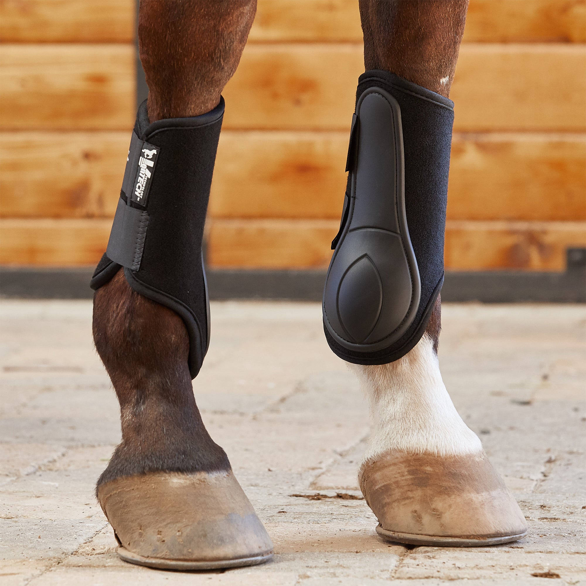 leather splint boots