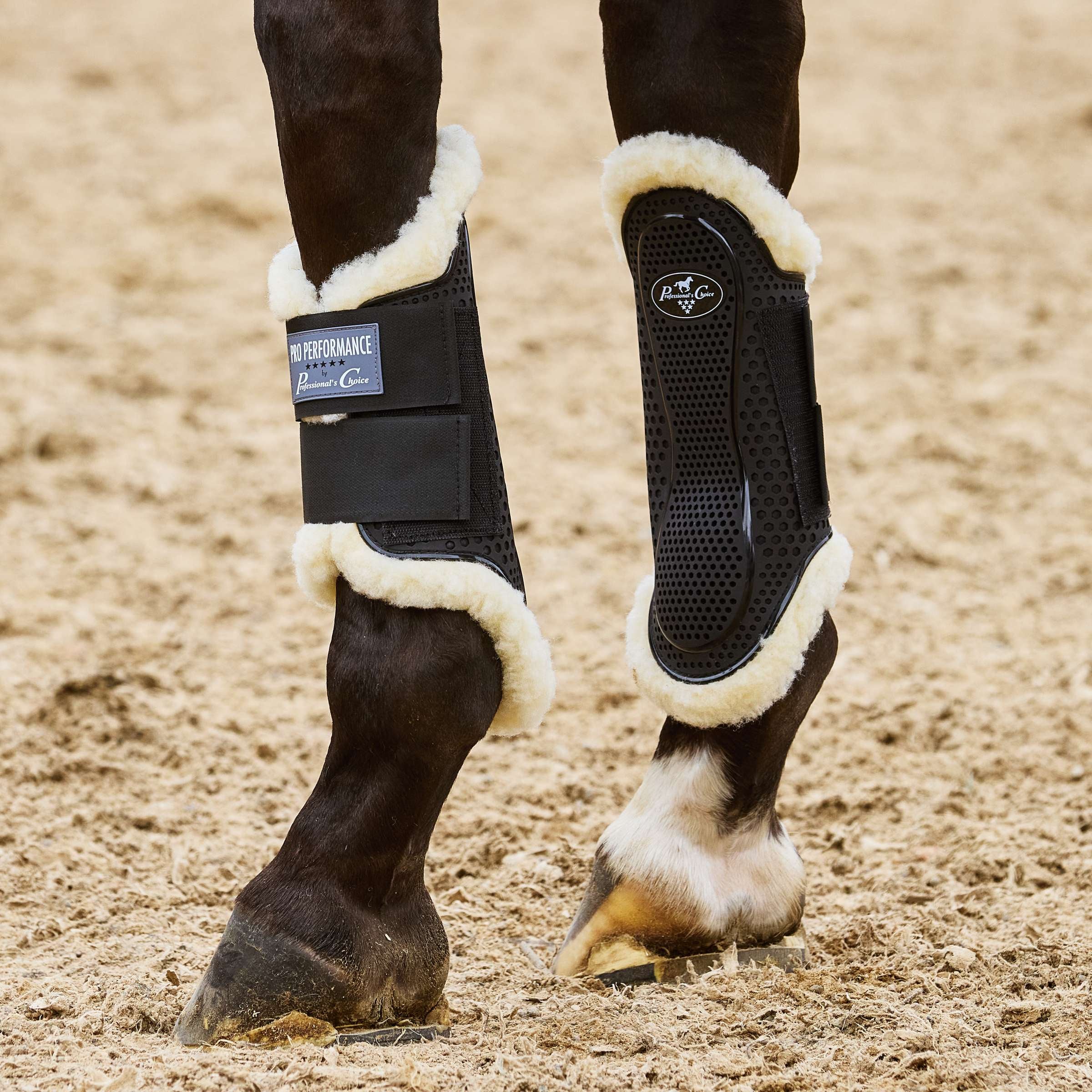 Professional's Choice Faux Fleece Hybrid Splint Boots Riding Warehouse