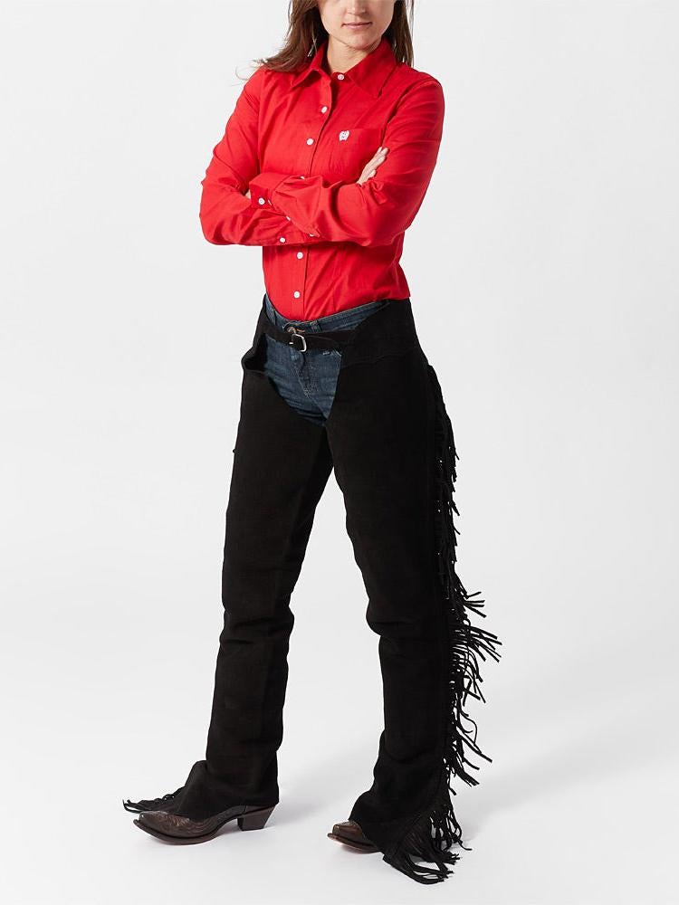 Royal Highness Ladies' Cowhide Suede Leather Full Chaps Riding Warehouse