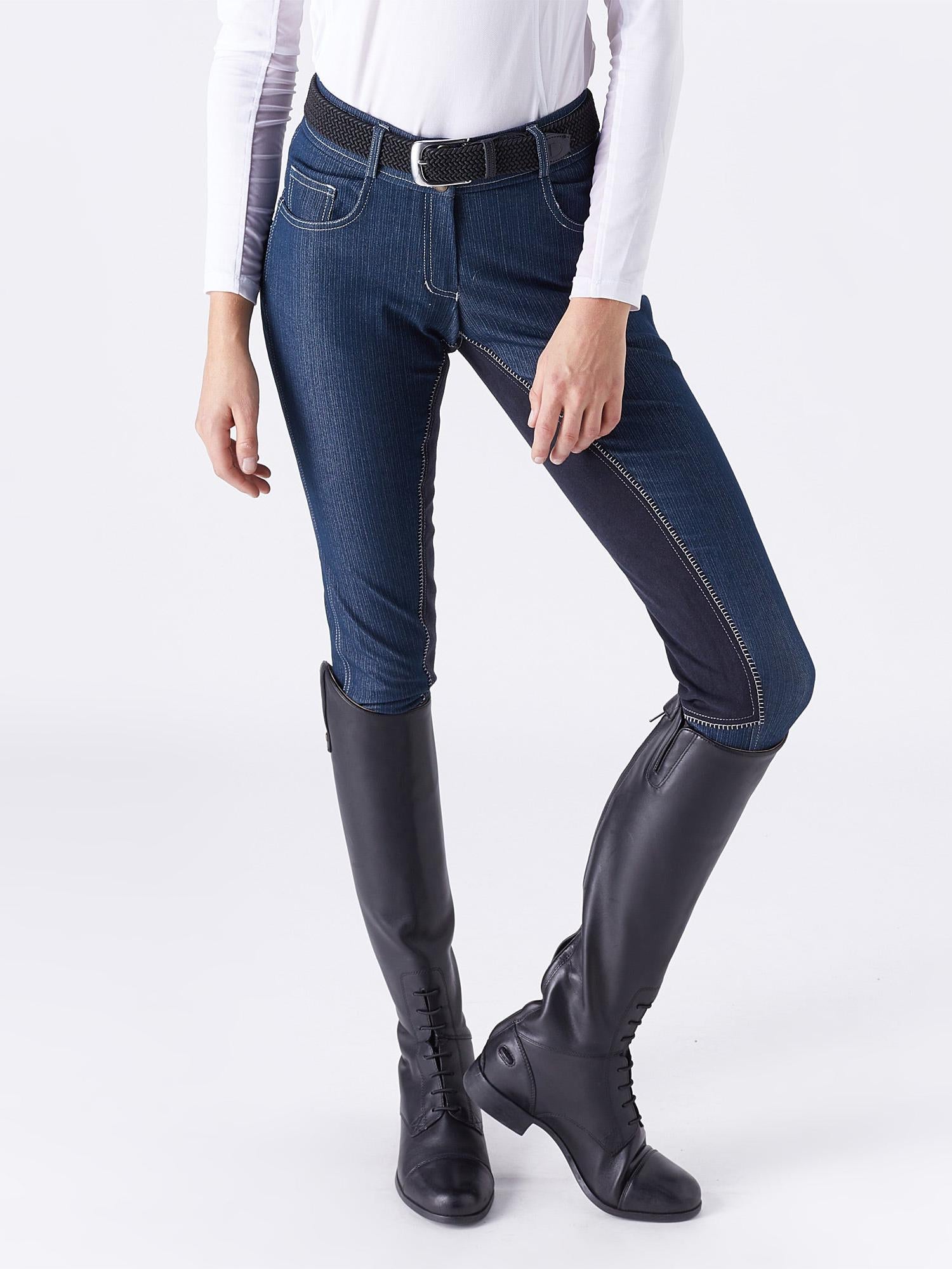 Royal Highness Full Seat Denim Breeches Riding Warehouse